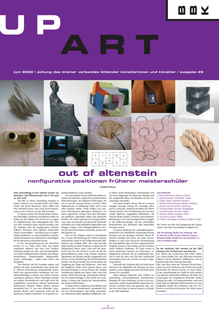 UPART 26, 2008